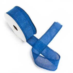 Natural Texture Ribbon 38mm x 20m - Navy Blue  (NTRib-10)