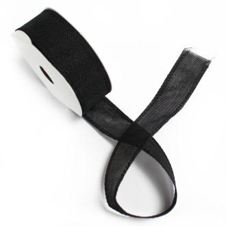 Natural Texture Ribbon 38mm x 20m - Black (NTRib-11)