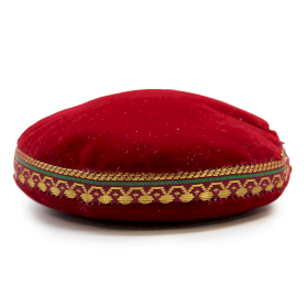 Singing Bowl Velvet Cushion - 11cm  (Tib-51)