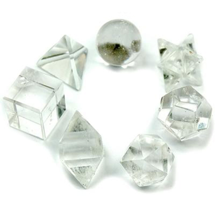 Geometric Seven Piece Crystal Set  (EPS-05)
