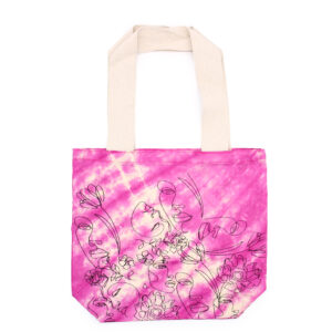 Tye-Dye Cotton Bag (6oz) - 38x42x12cm - Pretty Face - Magento - Natural Handle  (TDB-05)