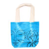 Tye-Dye Cotton Bag (6oz) - 38x42x12cm - Lotus Buddha - Blue - Natural Handle  (TDB-03)
