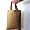 Jute Tote Bag - Brown Colour Handle  (JSB-01a)
