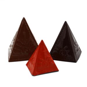 Incense Powder Mould Set - Lt Brown Dk Brown Orange  (IPM-02)
