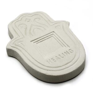 Healling Incense Plate - White Stone  (HIPP-01)