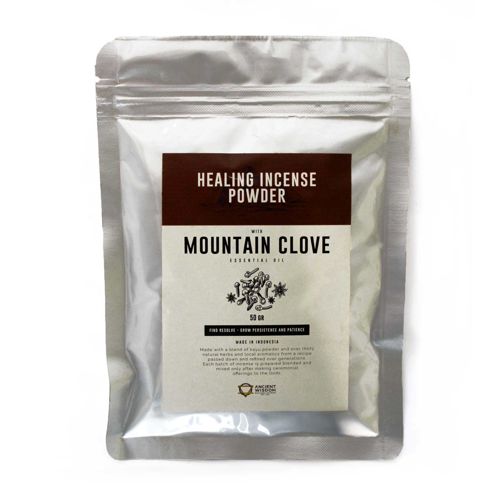 Healing Incense Powder - Mountain Clove 50gm  (HIP-04)