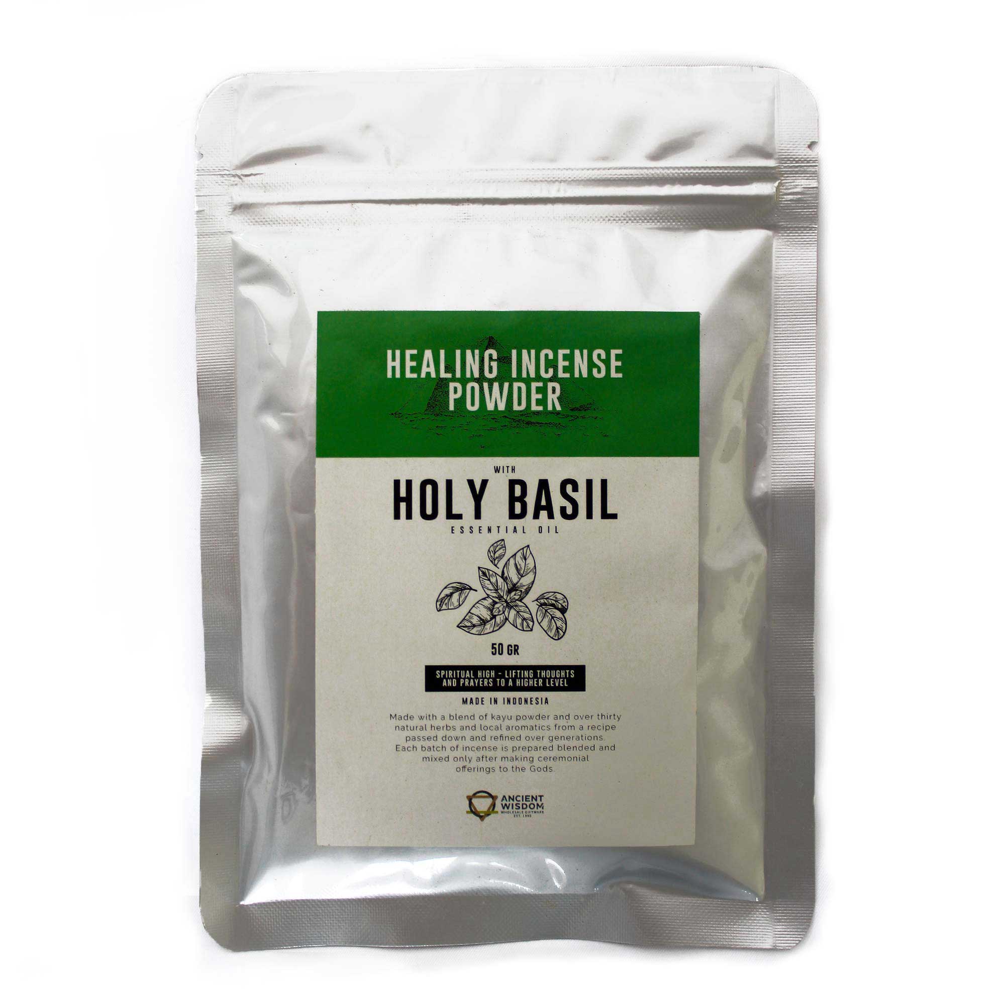 Healing Incense Powder - Holy Basil 50gm  (HIP-06)