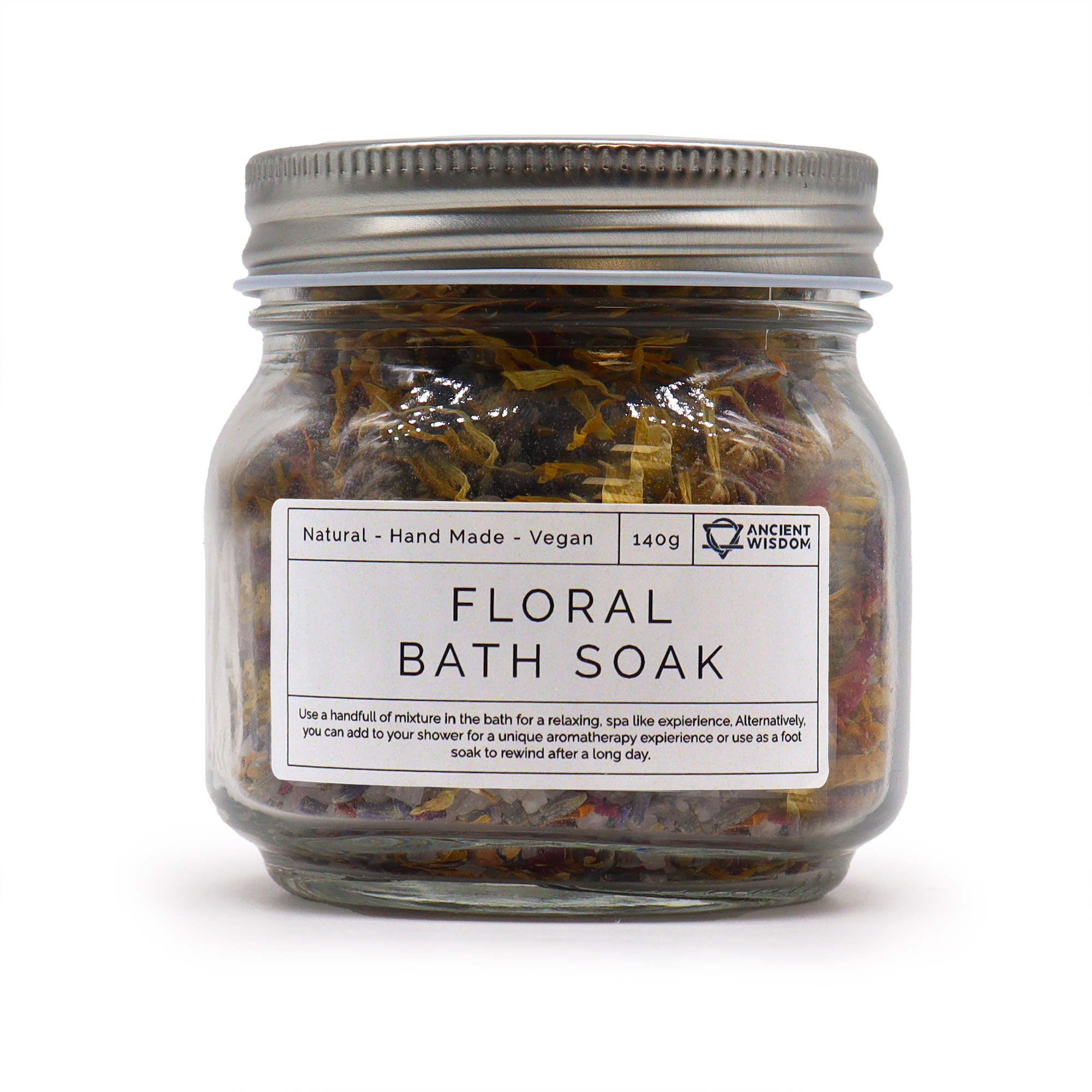 Floral Bath Soak - Natural - 140g  (FSB-01)