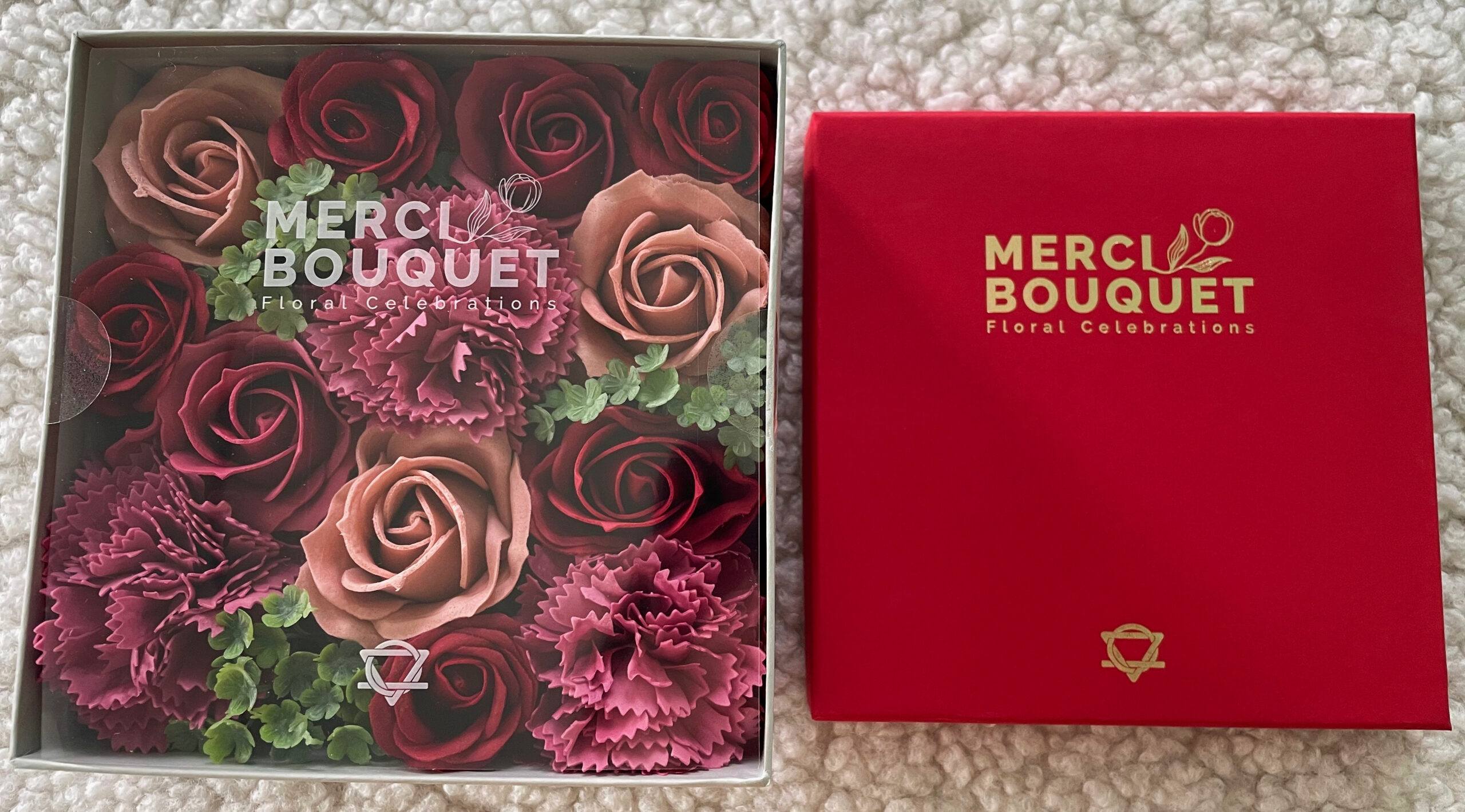 Square Box - Vintage Roses  (SFBX-12)