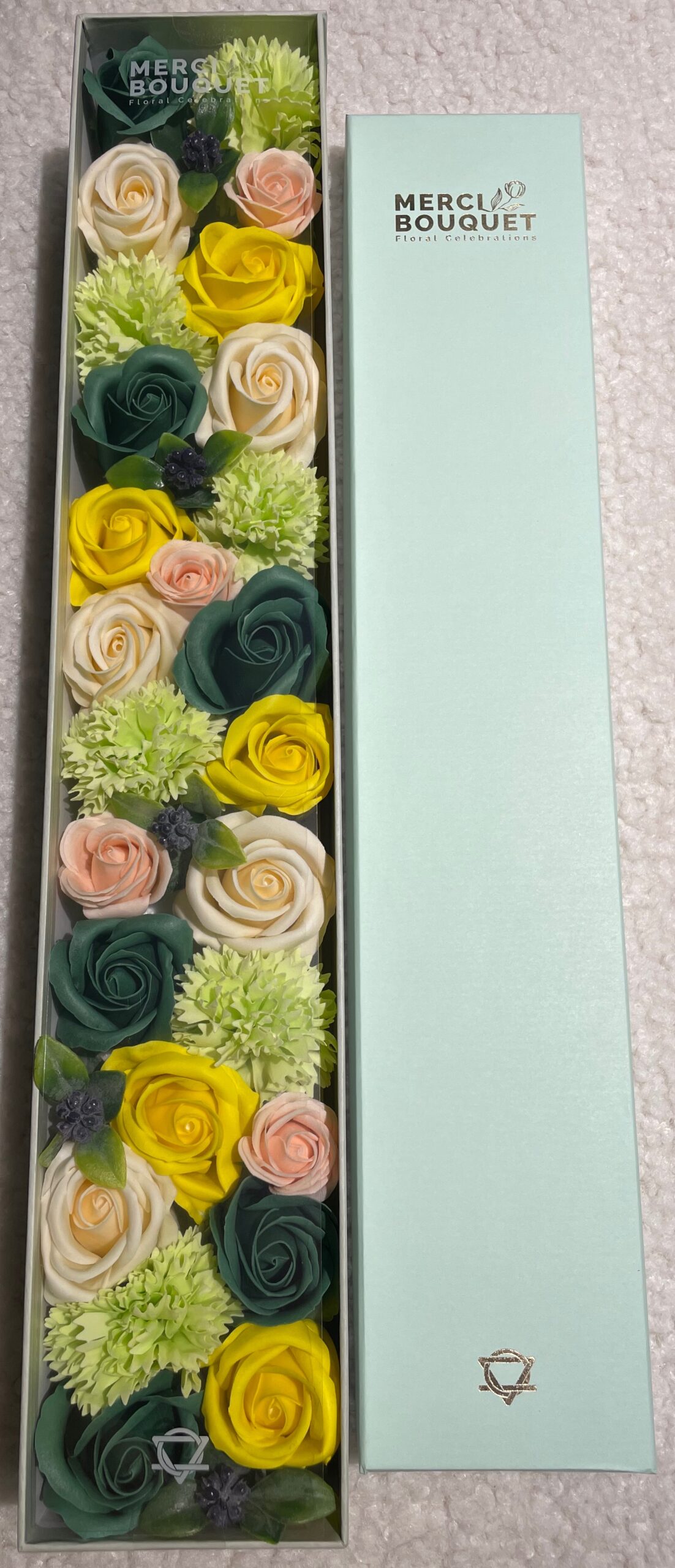 Extra Long Box - Spring Celibrations - Yellow & Greens  (SFBX-25)