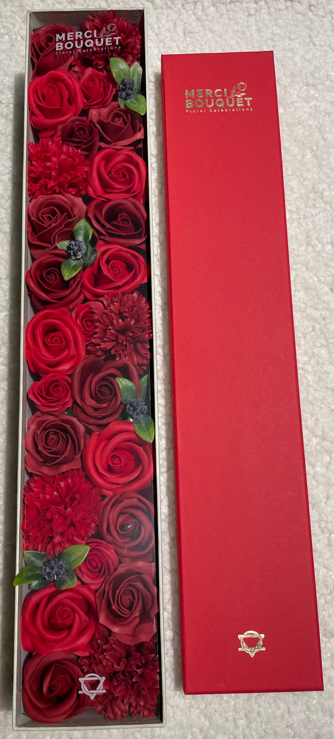Extra Long - Classic Red Roses  (SFBX-27)