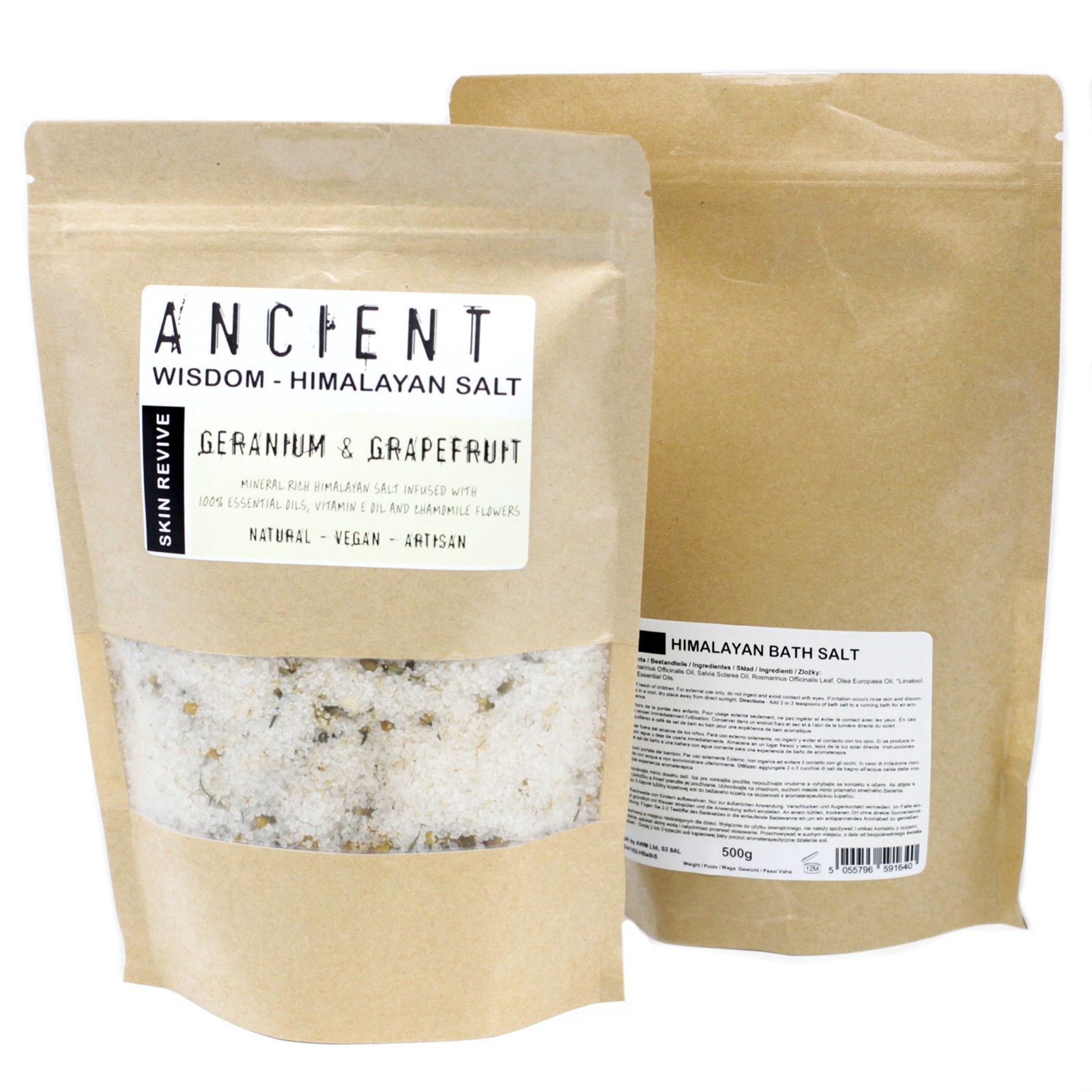 Himalayan Bath Salt Blend 500g - Skin Revive  (HBathS-05)