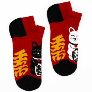M/L Hop Hare Bamboo Socks Low (41-46) - Lucky Cat  (BamSL-13M)