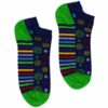 M/L Hop Hare Bamboo Socks Low (41-46) - 7 Chakra  (BamSL-15M)