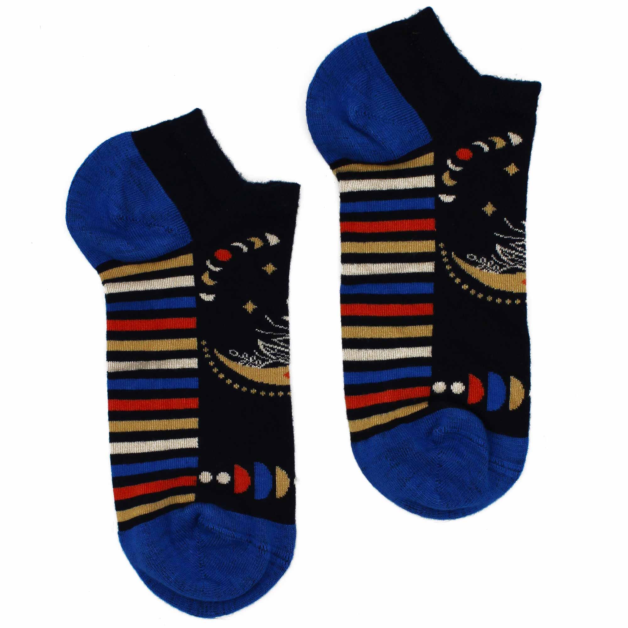 M/L Hop Hare Bamboo Socks Low (41-46) - Lunar Phases  (BamSL-16M)