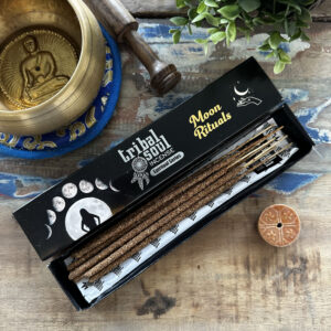 Tribal Soul Spiritual Incense Sticks and Ceramic Holder - Moon Ritual  (TribalRi-01)