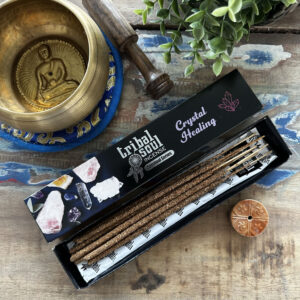Tribal Soul Spiritual Incense Sticks and Ceramic Holder - Crystal Healing  (TribalRi-05)