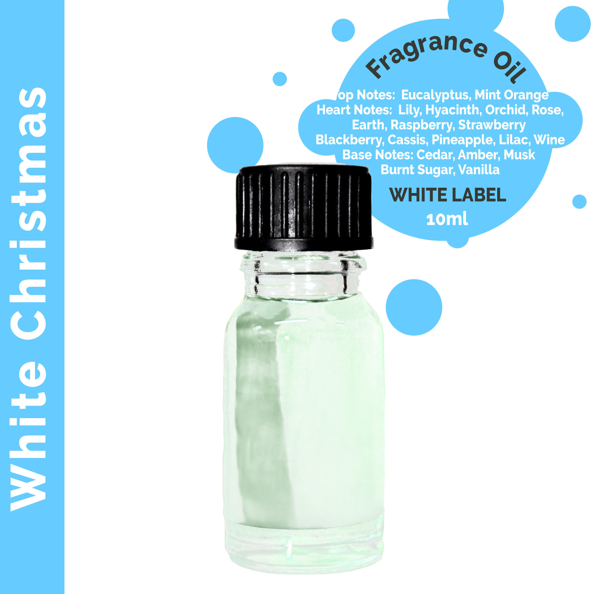 White Christmas Fragrance Oil 10ml - White Label  (ULFO-104)