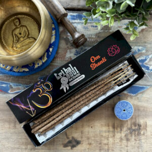 Tribal Soul Spiritual Incense Sticks and Ceramic Holder - Ohm Shanti  (TribalRi-03)