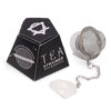 Raw Crystal Gemstone Tea Strainer - Rock Quartz  (CGTS-02)
