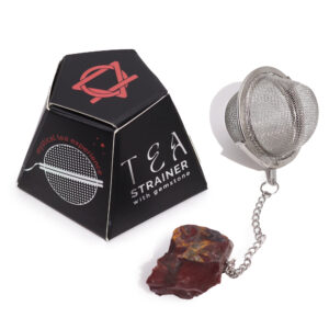 Raw Crystal Gemstone Tea Strainer - Mookaite (CGTS-07)