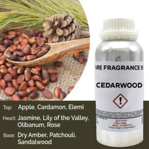 Cedarwood Pure Fragrance Oil - 500ml  (FOBp-15)