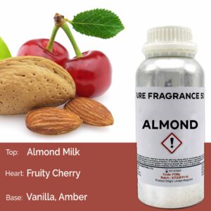 Almond Pure Fragrance Oil - 500ml  (FOBP-131)