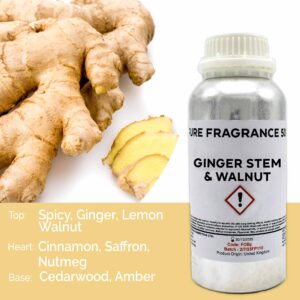 Ginger Stem & Walnut Pure Fragrance Oil - 500ml  (FOBP-161)