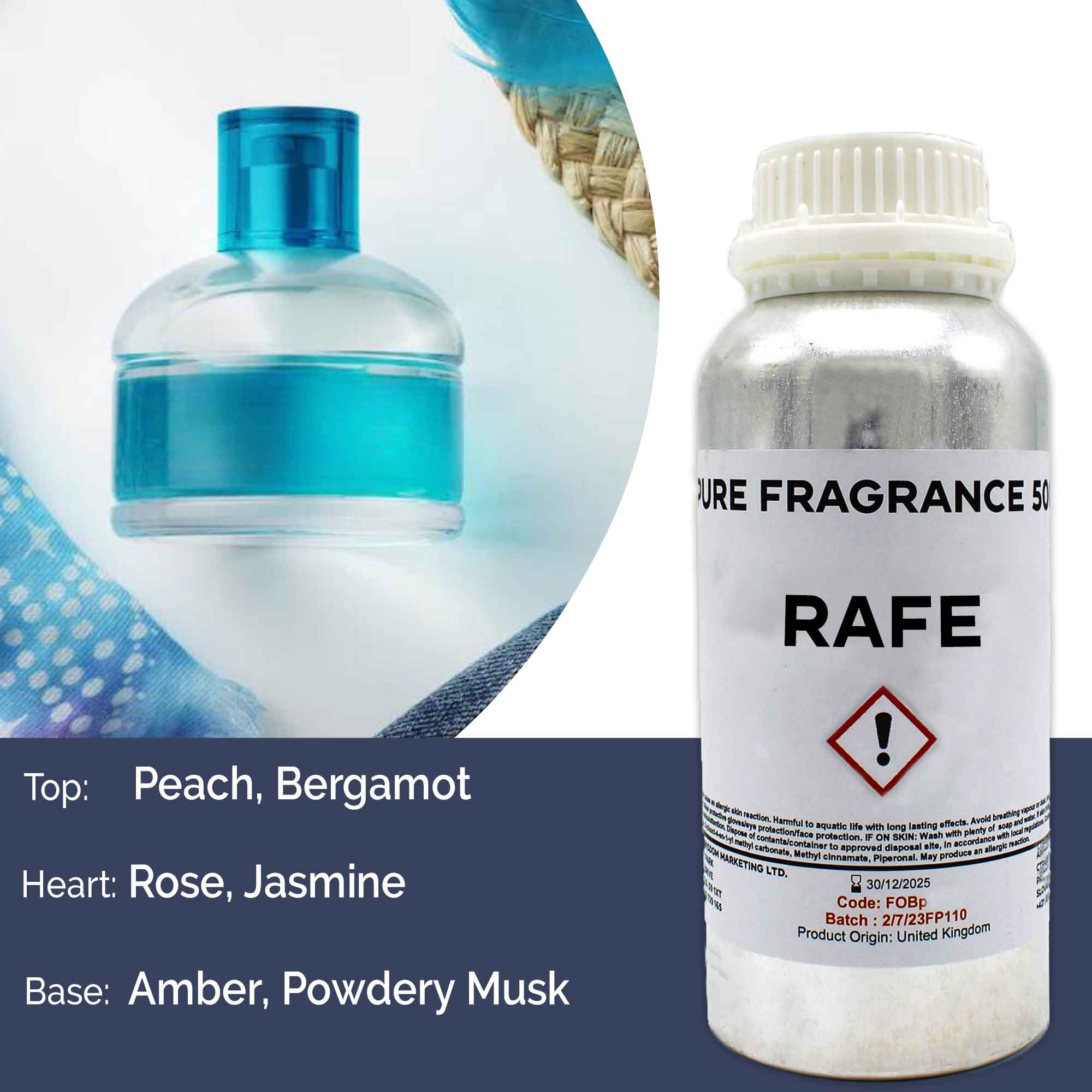 Rafe Pure Fragrance Oil - 500ml  (FOBP-200)