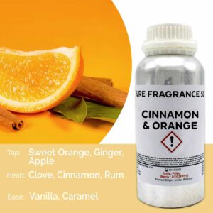 Cinnamon & Orange Pure Fragrance Oil - 500ml  (FOBp-22)
