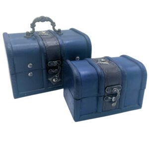 Treasure Chest - Set of 2 - Teal (ColB-29)