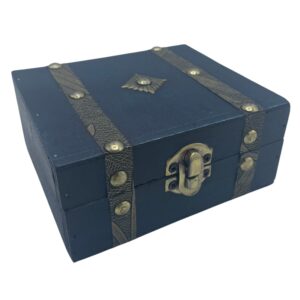 Square Tea Chest - Teal (ColB-38)