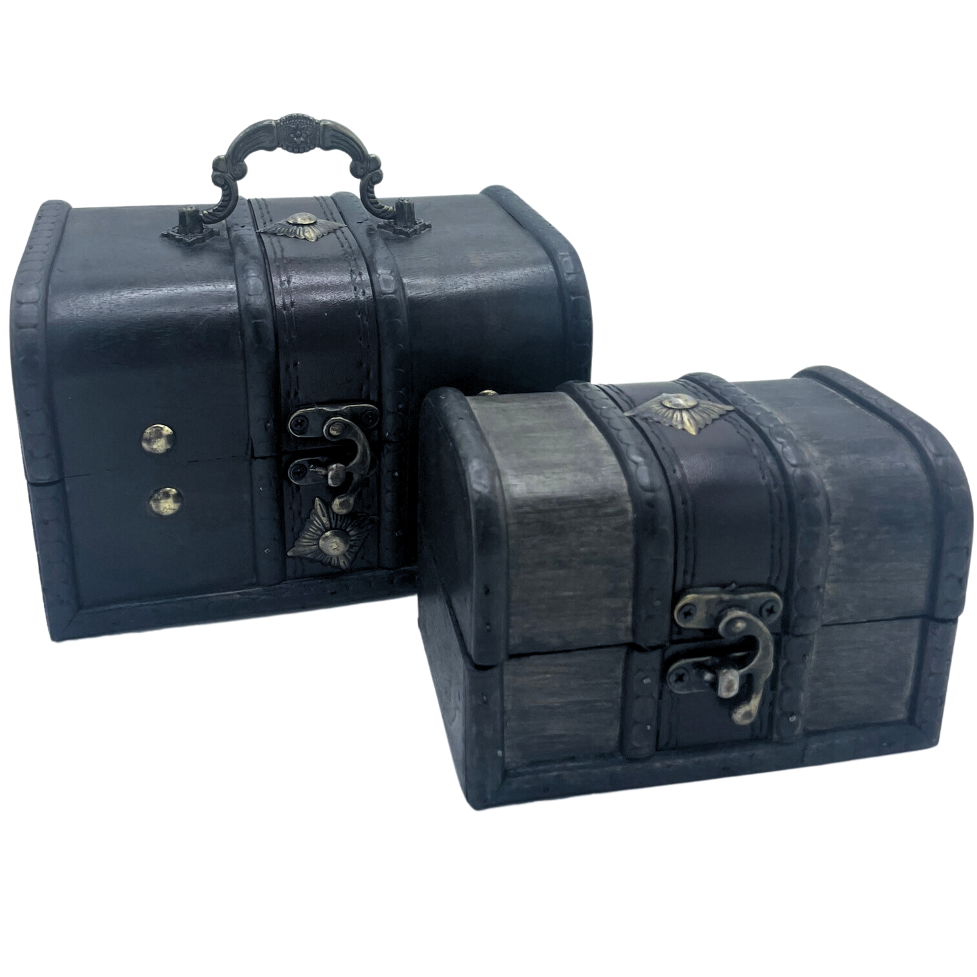 Treasure Chest - Set of 2 - Grey  (ColB-30)