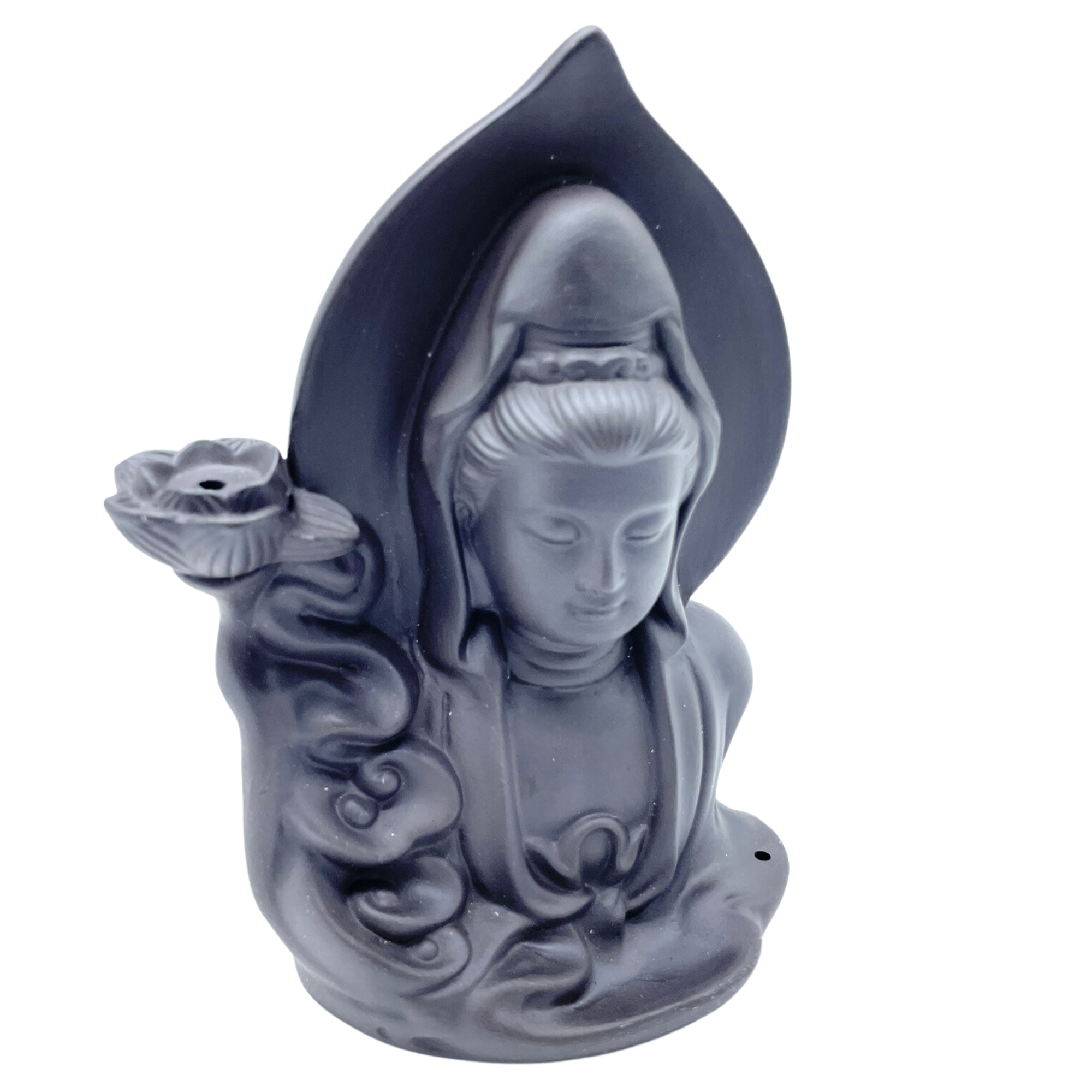 Backflow Incense Burner - Serine Buddha  (BackF-57)