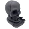 Backflow Incense Burner - Weeping Skull (with light)  (BackF-63)