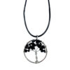 Tree of Life Pendant - Black Agate  (TOLP-10)