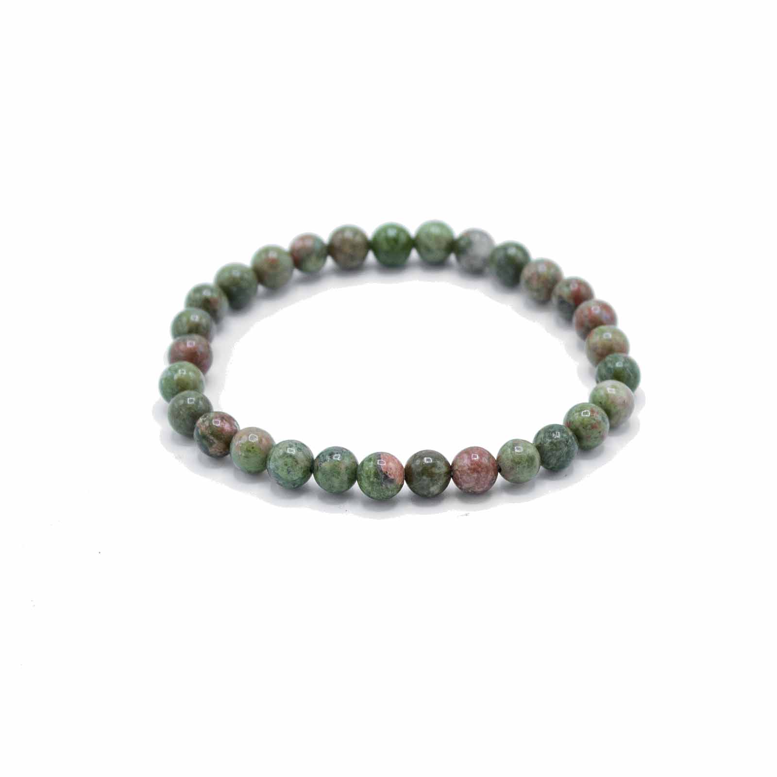 Gemstone Manifestation Bracelet - Green Jasper - Growth (ManB-05)