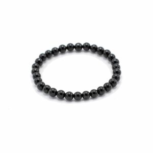 Gemstone Manifestation Bracelet - Black Agate- Protection  (ManB-06)