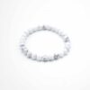 Gemstone Manifestation Bracelet - White Jasper - Peace  (ManB-08)