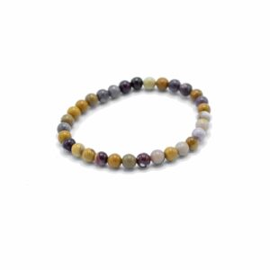 Gemstone Manifestation Bracelet - Rare Mookiate - Wisdom (ManB-12)