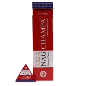 42g Jumbo Golden Nag - Champa Back Flow Incense Cones  (JBackF-01)
