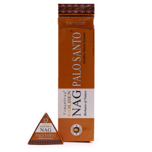 42g Jumbo Golden Nag - Palo Santo Back Flow Incense Cones (JBackF-05)