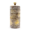 White & Gold - Tall Container  (TWJ-03)