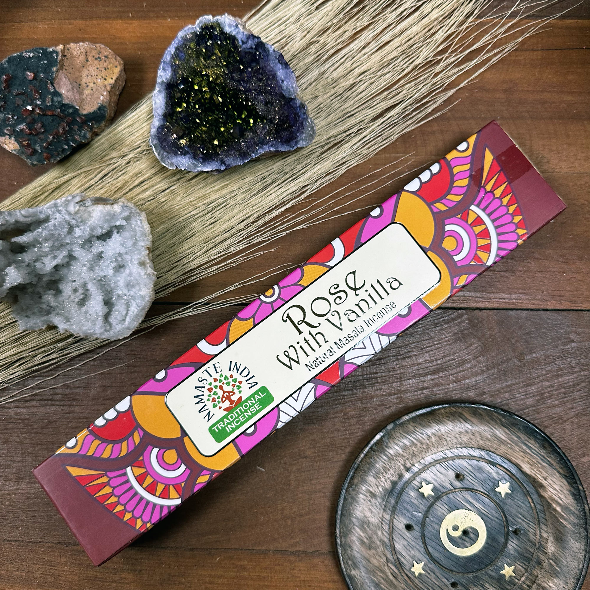 Namaste Mandala Masala Incense - Rose With Vanilla  (NMMi-02)