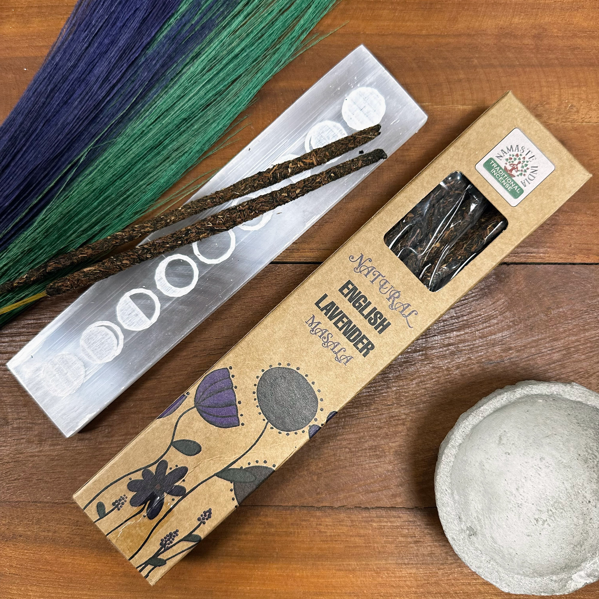 Natural Botanical Masala Incense - English Lavender  (NBoti-01)