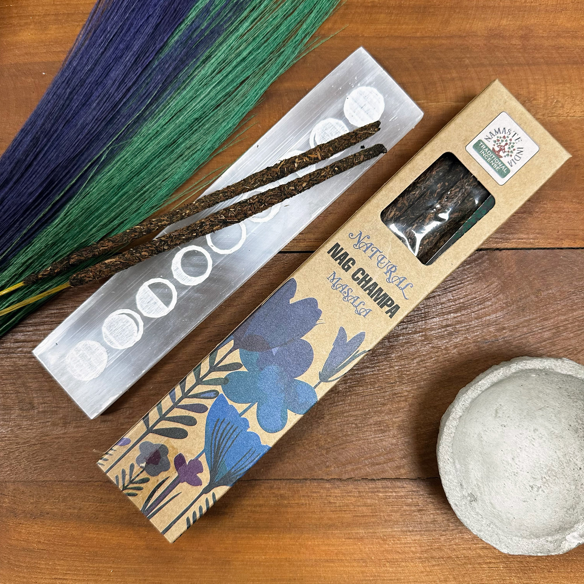 Natural Botanical Masala Incense - Nag Champa  (NBoti-07)