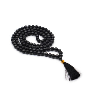 108 Bead Mala - Black Agate (GMala-08)