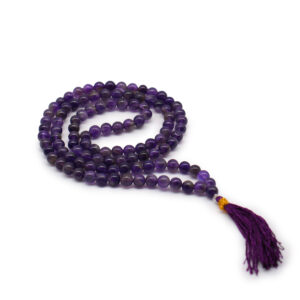 108 Bead Mala - Amethyst  (GMala-11)