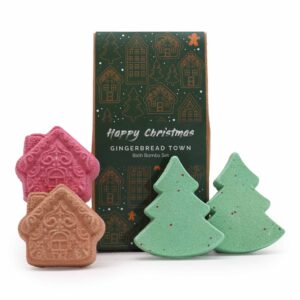Gingerbread Town Christmas Bath Bomb Gift Pack  (-XBB 1.00)