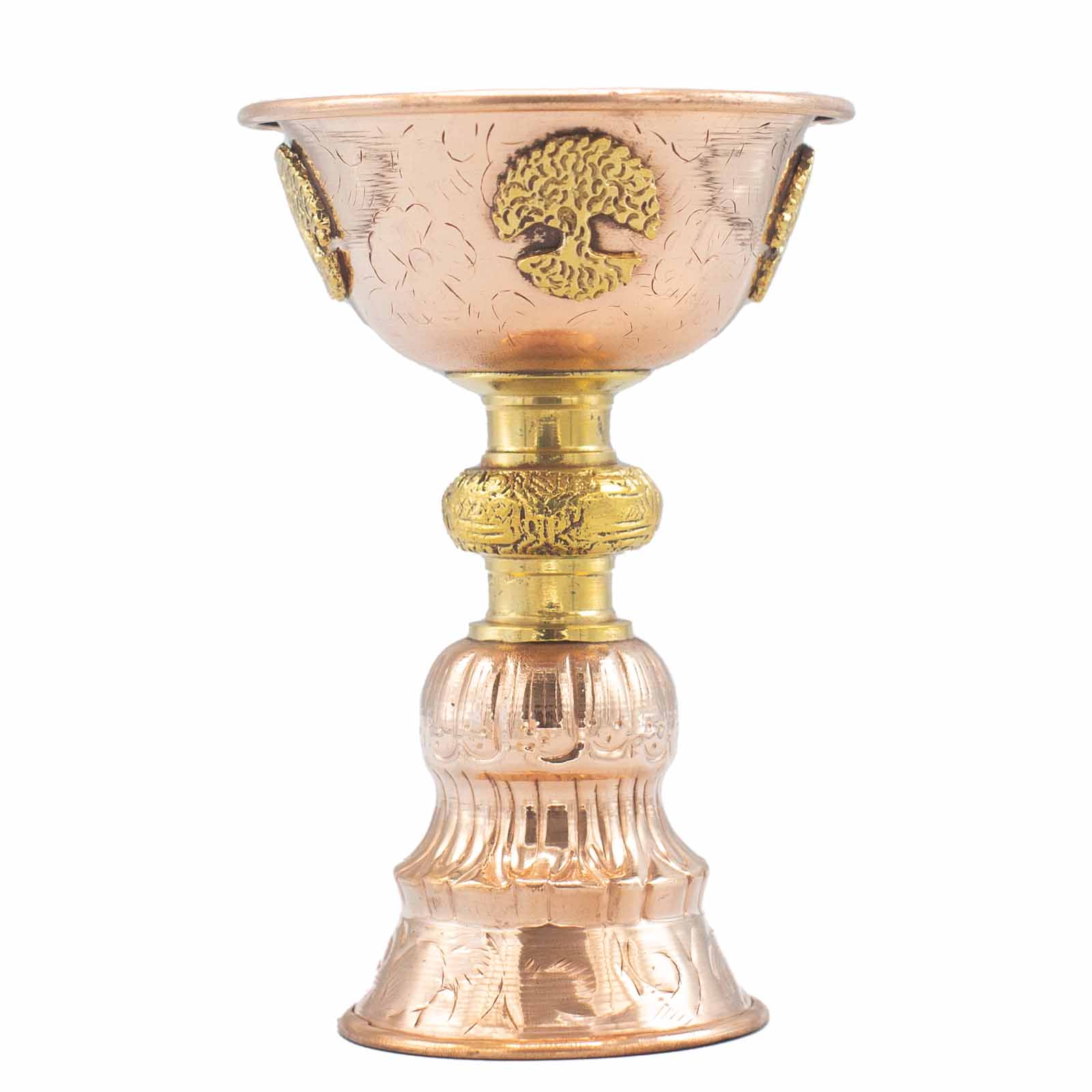 Copper Ritual Goblet with Tree of Life 10x15cm  (CIC-12)